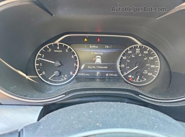 1N4AA6AP0JC387980 2018 NISSAN MAXIMA Black Widok zestawu wskaźników