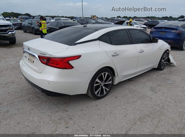 1N4AA6AP1GC376754 2016 NISSAN MAXIMA Белый Задняя правая четверть