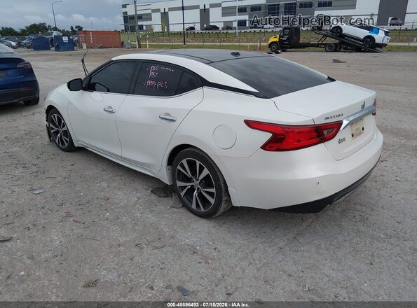 1N4AA6AP1GC376754 2016 NISSAN MAXIMA Белый Задняя левая четверть