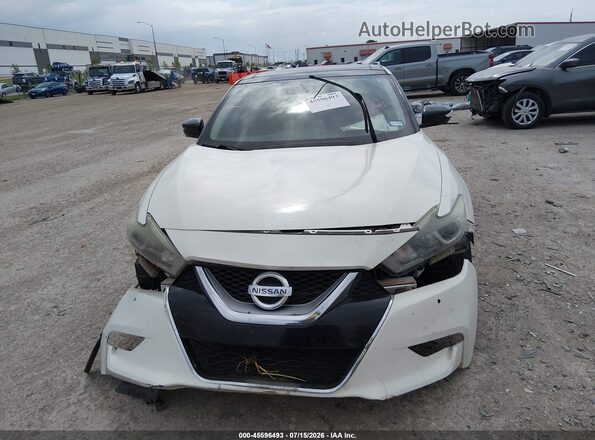 1N4AA6AP1GC376754 2016 NISSAN MAXIMA Белый Вид щитка приборов
