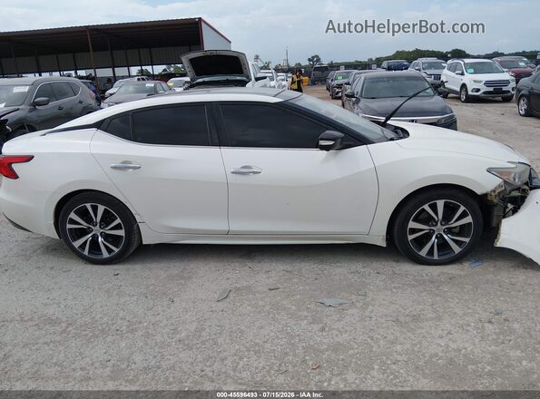 1N4AA6AP1GC376754 2016 NISSAN MAXIMA Белый Вид задней части салона