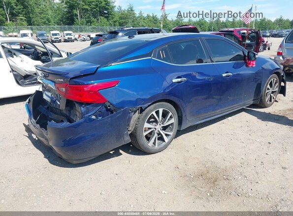 1N4AA6AP1GC390136 2016 NISSAN MAXIMA Blue Rear right