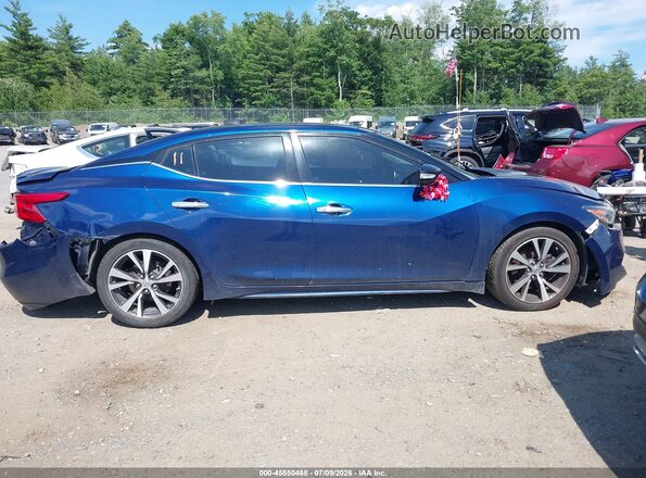 1N4AA6AP1GC390136 2016 NISSAN MAXIMA Blue Rear interior view