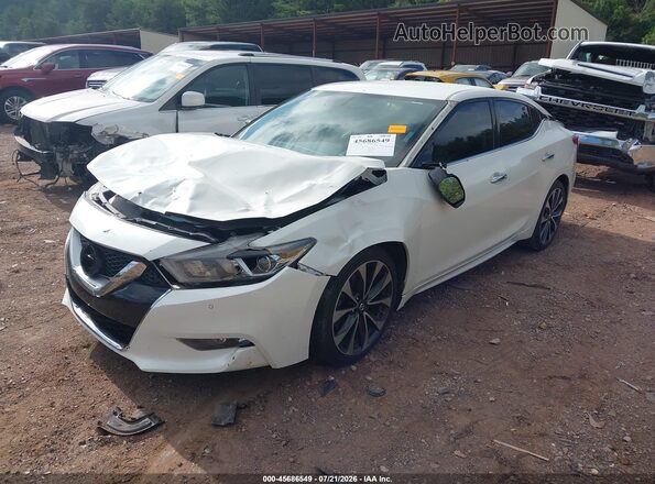 1N4AA6AP1GC395790 2016 NISSAN MAXIMA White Vista tres cuartos delantera izquierda