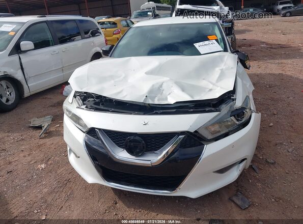 1N4AA6AP1GC395790 2016 NISSAN MAXIMA White Vista del cuadro de instrumentos