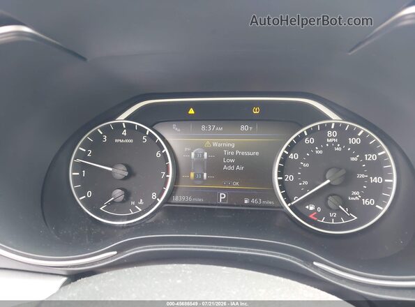 1N4AA6AP1GC395790 2016 NISSAN MAXIMA White Vista de los asientos traseros
