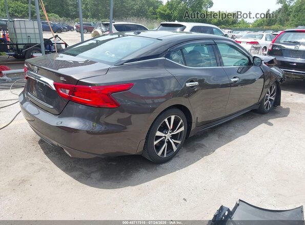 1N4AA6AP1GC402513 2016 NISSAN MAXIMA Коричневый Задняя правая четверть