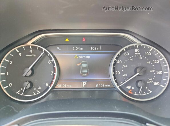 1N4AA6AP1GC906415 2016 NISSAN MAXIMA Черный Вид щитка приборов