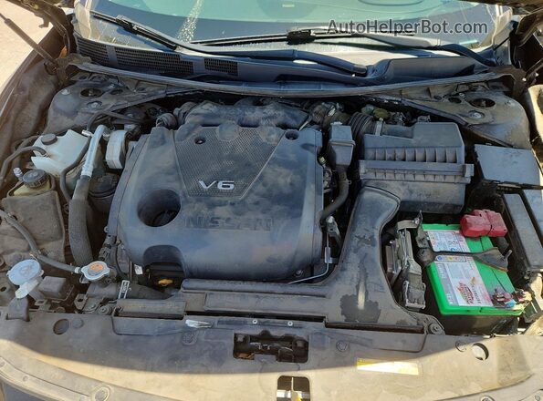 1N4AA6AP1GC906415 2016 NISSAN MAXIMA Черный Вид задней части салона