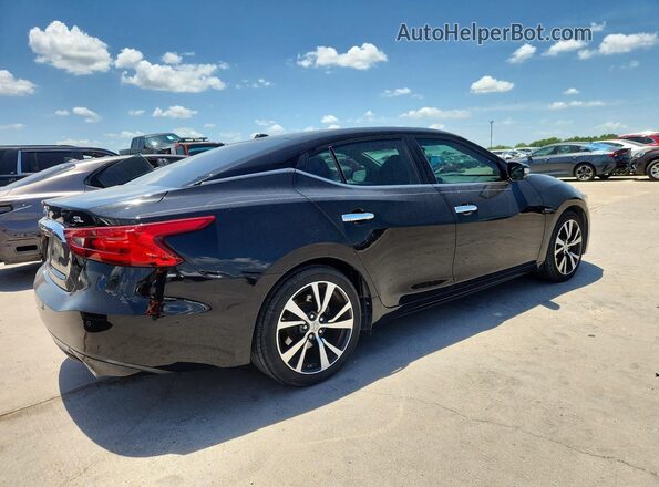 1N4AA6AP1GC906415 2016 NISSAN MAXIMA Черный Задняя правая четверть