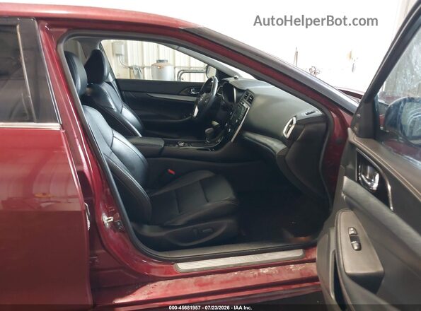 1N4AA6AP1HC369742 2017 NISSAN MAXIMA Темно-бордовый Вид салона спереди