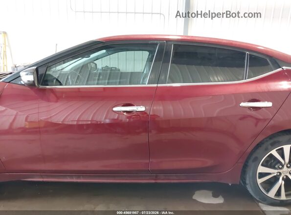 1N4AA6AP1HC369742 2017 NISSAN MAXIMA Темно-бордовый Панорамный вид салона 360°