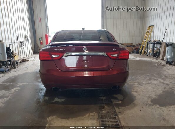 1N4AA6AP1HC369742 2017 NISSAN MAXIMA Темно-бордовый 