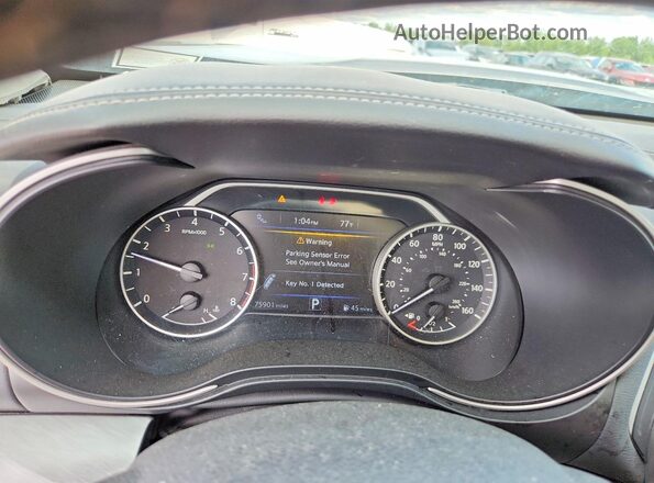 1N4AA6AP1HC373614 2017 NISSAN MAXIMA Серый Вид щитка приборов