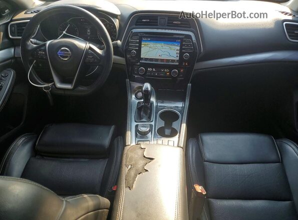 1N4AA6AP1HC395791 2017 NISSAN MAXIMA Silver Вид панелі приладів