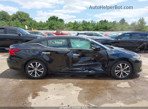 1N4AA6AP1HC397556 2017 NISSAN MAXIMA Black უკანა სალონის ხედი