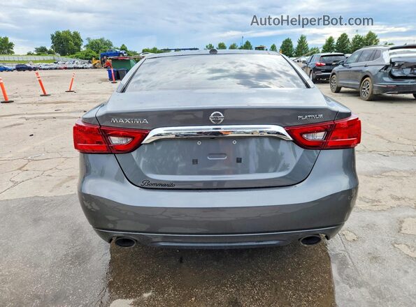 1N4AA6AP1HC399839 2017 NISSAN MAXIMA Gray Widok z tyłu