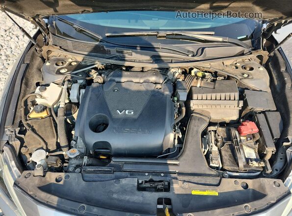 1N4AA6AP1HC430491 2017 NISSAN MAXIMA Серый Вид задней части салона