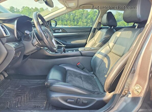 1N4AA6AP1HC430491 2017 NISSAN MAXIMA Серый Вид салона спереди