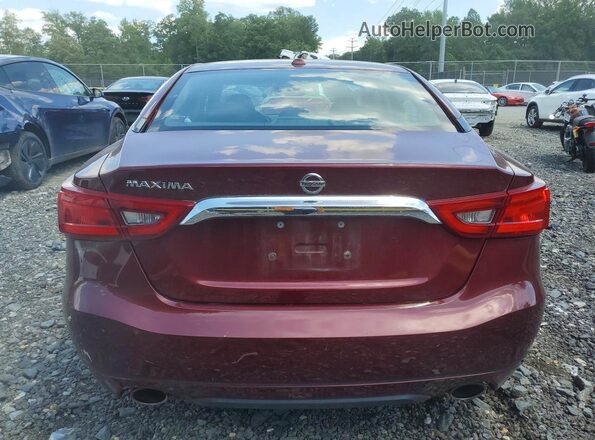 1N4AA6AP1HC436727 2017 NISSAN MAXIMA Burgundy Rear view