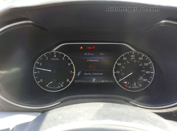 1N4AA6AP1HC436727 2017 NISSAN MAXIMA Burgundy Instrument cluster view