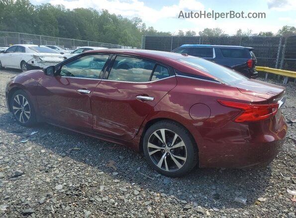 1N4AA6AP1HC436727 2017 NISSAN MAXIMA Burgundy Rear left