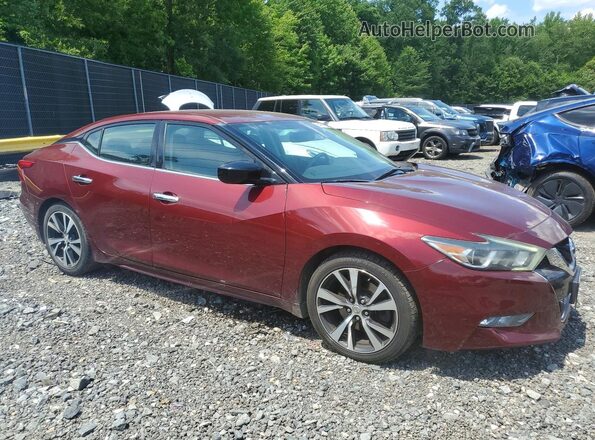 1N4AA6AP1HC436727 2017 NISSAN MAXIMA Burgundy Front right
