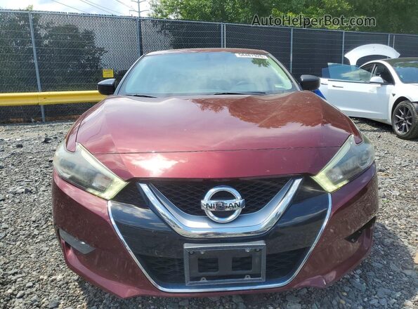 1N4AA6AP1HC436727 2017 NISSAN MAXIMA Burgundy Front view