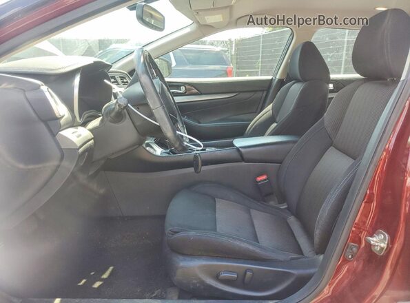 1N4AA6AP1HC436727 2017 NISSAN MAXIMA Burgundy Front interior view