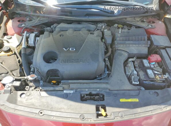 1N4AA6AP1HC436727 2017 NISSAN MAXIMA Burgundy Rear interior view