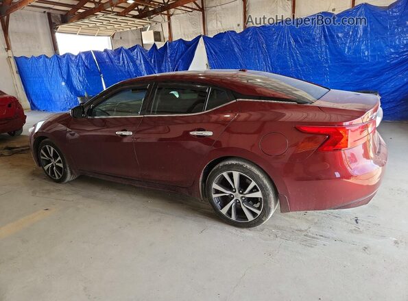1N4AA6AP1HC436887 2017 NISSAN MAXIMA Maroon Հետևի ձախ