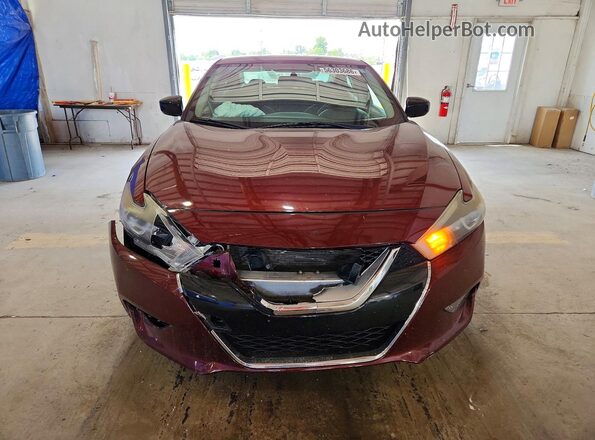 1N4AA6AP1HC436887 2017 NISSAN MAXIMA Maroon Դիմացի տեսք