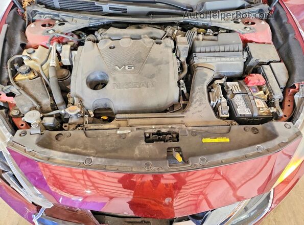 1N4AA6AP1HC436887 2017 NISSAN MAXIMA Maroon Սալոնի հետևի տեսք