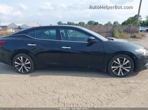 1N4AA6AP1HC437943 2017 NISSAN MAXIMA Black Rear interior view