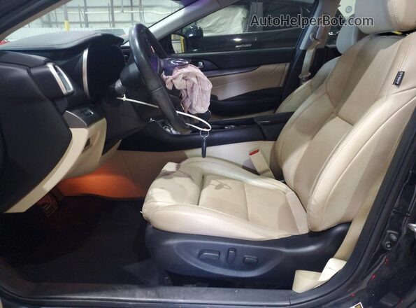 1N4AA6AP1HC439868 2017 NISSAN MAXIMA Black წინა სალონის ხედი
