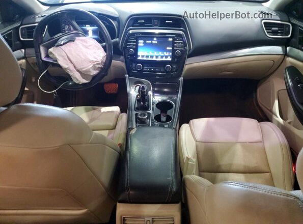 1N4AA6AP1HC439868 2017 NISSAN MAXIMA Black წინა პანელის ხედი