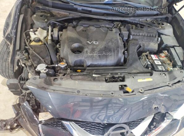 1N4AA6AP1HC439868 2017 NISSAN MAXIMA Black უკანა სალონის ხედი