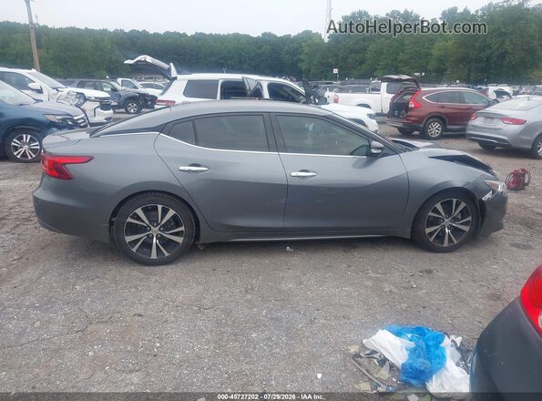 1N4AA6AP1HC450773 2017 NISSAN MAXIMA Gray Rear interior view