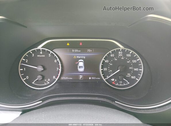 1N4AA6AP1HC456573 2017 NISSAN MAXIMA Silver უკანა სავარძლების ხედი