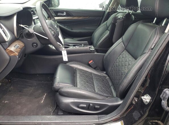 1N4AA6AP1JC372517 2018 NISSAN MAXIMA Black Front interior view
