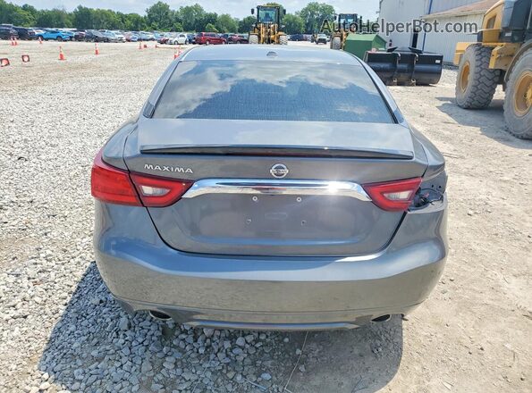 1N4AA6AP1JC400087 2018 NISSAN MAXIMA Серый Вид сзади