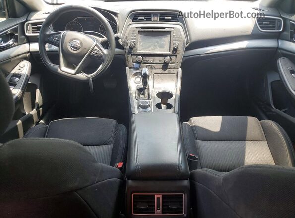 1N4AA6AP1JC400087 2018 NISSAN MAXIMA Серый Вид панели приборов