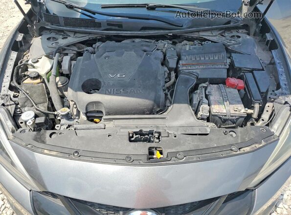 1N4AA6AP1JC400087 2018 NISSAN MAXIMA Серый Вид задней части салона
