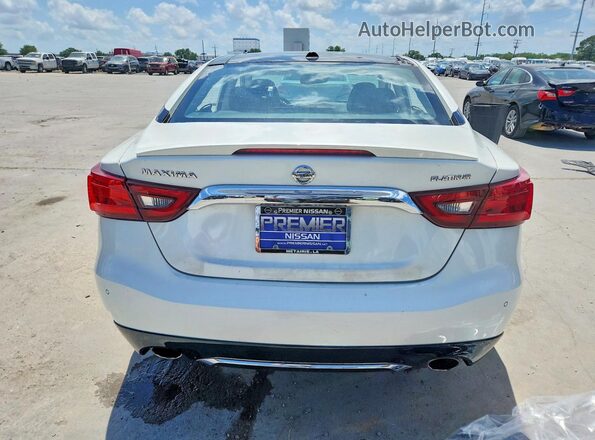 1N4AA6AP1JC400767 2018 NISSAN MAXIMA White უკანა ხედი