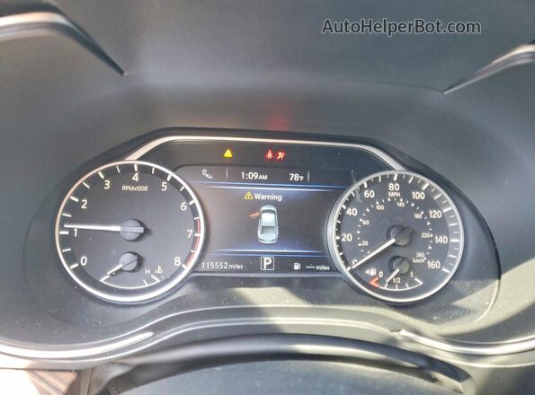 1N4AA6AP1JC406780 2018 NISSAN MAXIMA Gray Instrument cluster view