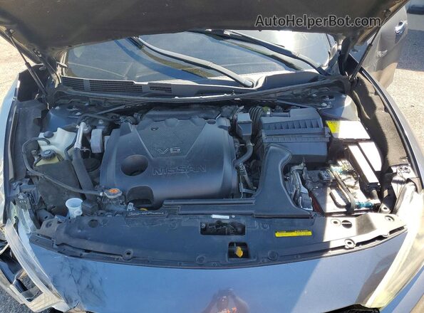 1N4AA6AP1JC406780 2018 NISSAN MAXIMA Gray Rear interior view