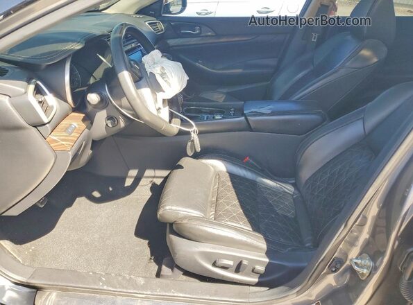 1N4AA6AP1JC406780 2018 NISSAN MAXIMA Gray Front interior view