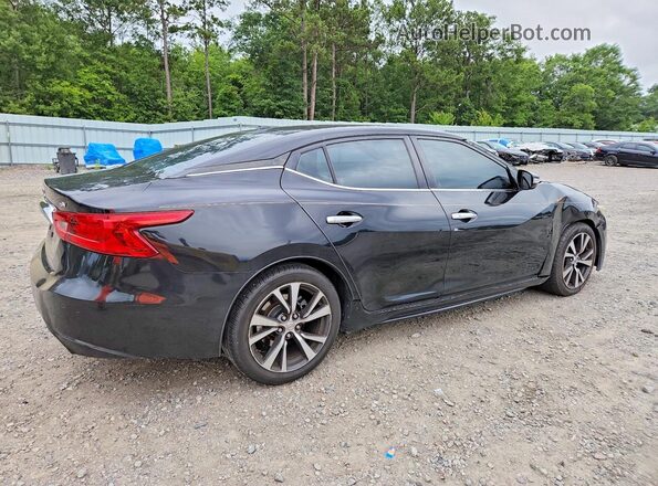 1N4AA6AP2GC387150 2016 NISSAN MAXIMA Черный Задняя правая четверть