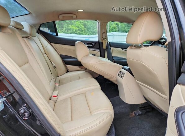 1N4AA6AP2GC387150 2016 NISSAN MAXIMA Черный Вид задних сидений