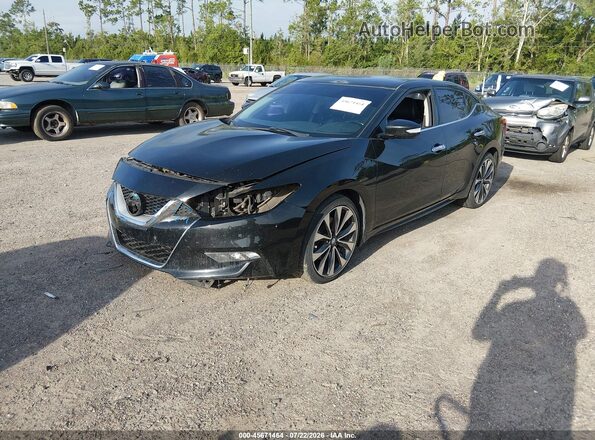 1N4AA6AP2GC387200 2016 NISSAN MAXIMA Черный Передняя левая четверть